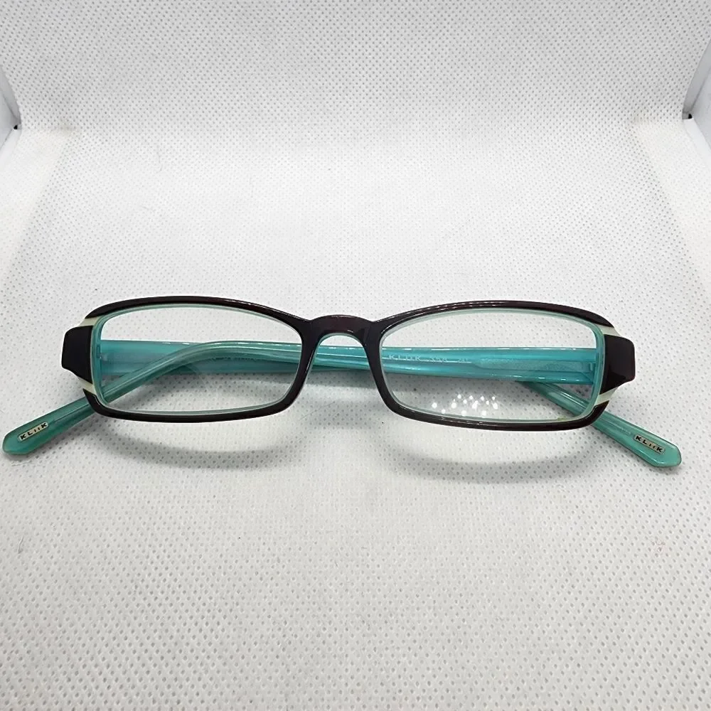 Kliik Brown & Blue Prescription Glasses Frames